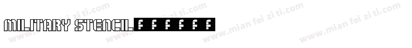 Military Stencil字体转换